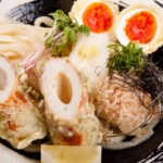 鯛ちく天と温泉玉子